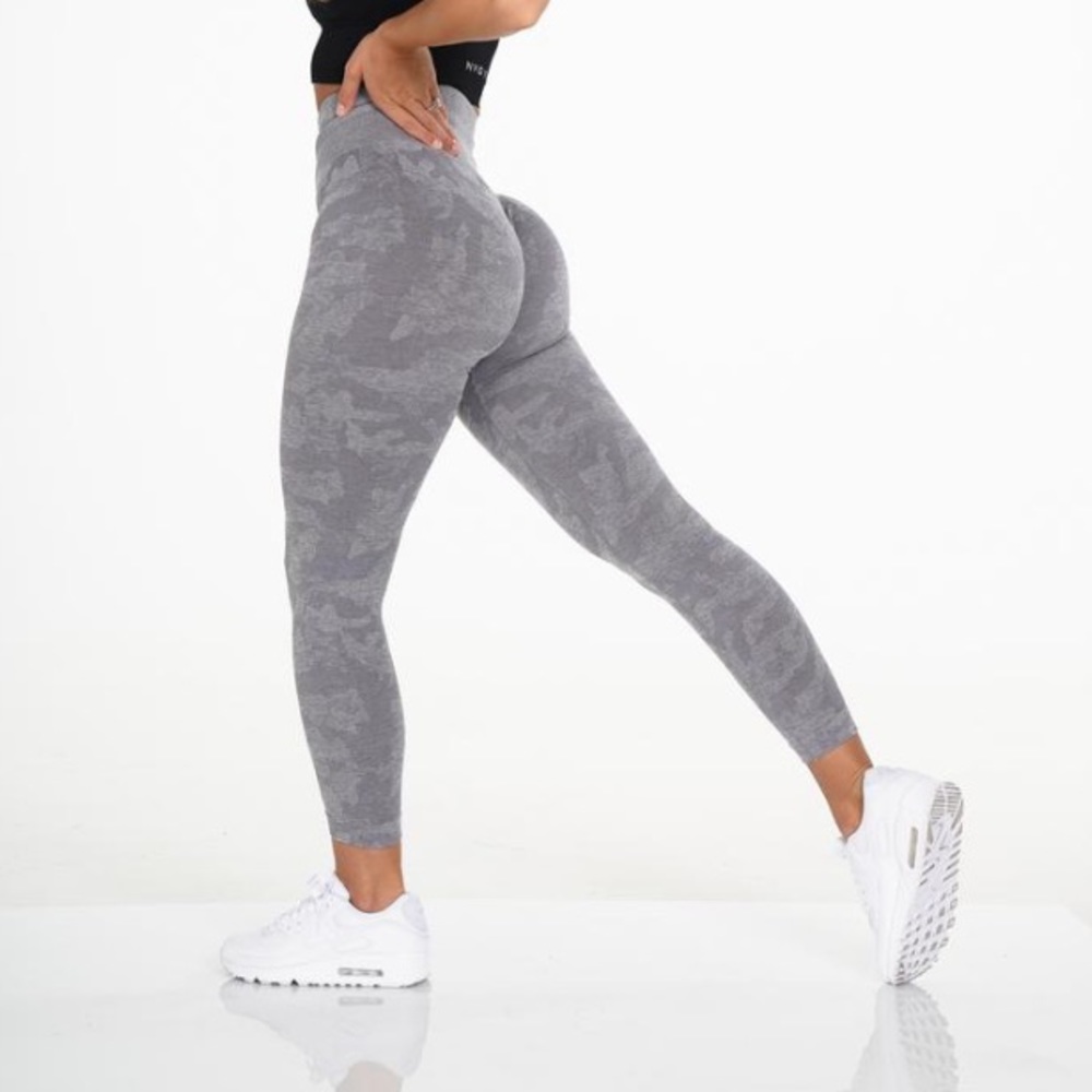 NVGTN Gray Camo Seamless leggings - Small